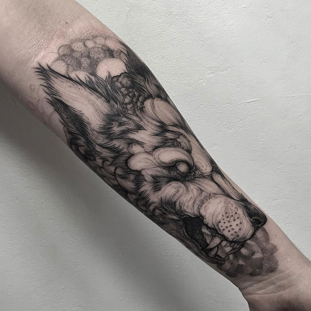 Parvick Faramarz blackwork tattoos10