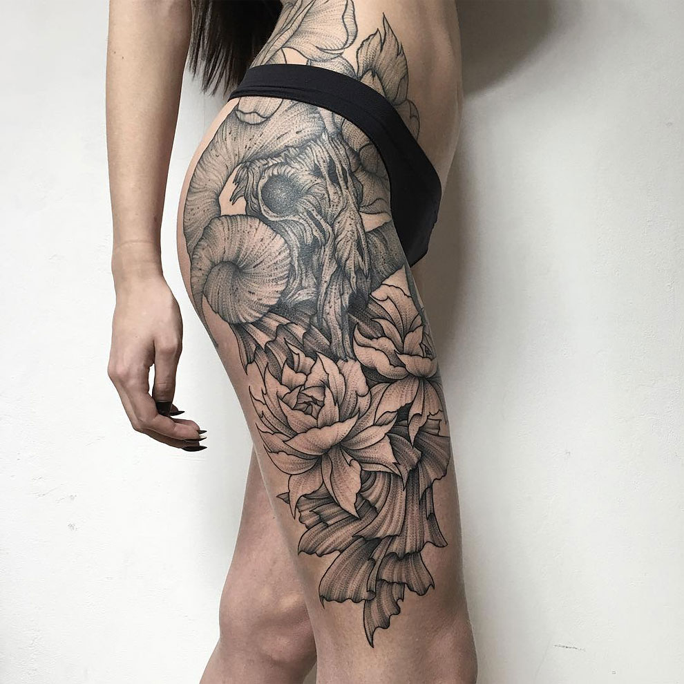 Parvick Faramarz blackwork tattoos20