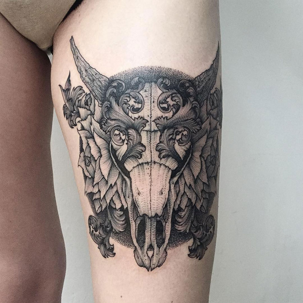 Parvick Faramarz blackwork tattoos23