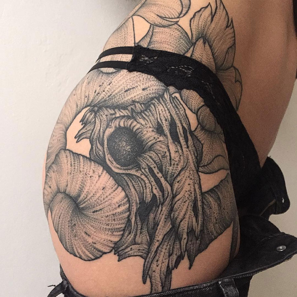 Parvick Faramarz blackwork tattoos26