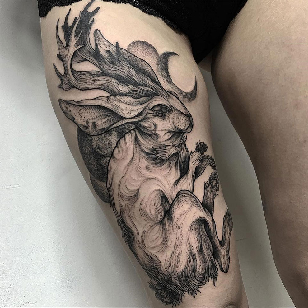 Parvick Faramarz blackwork tattoos5