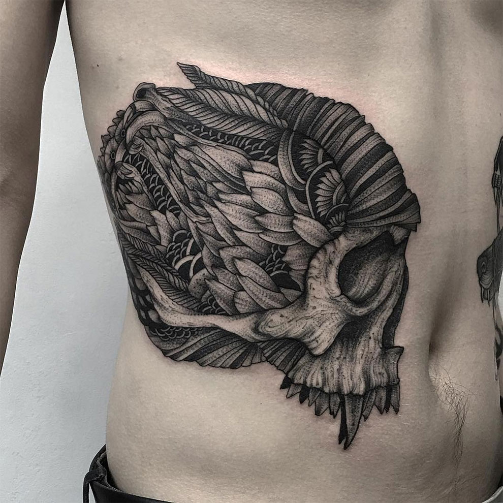 Parvick Faramarz blackwork tattoos6