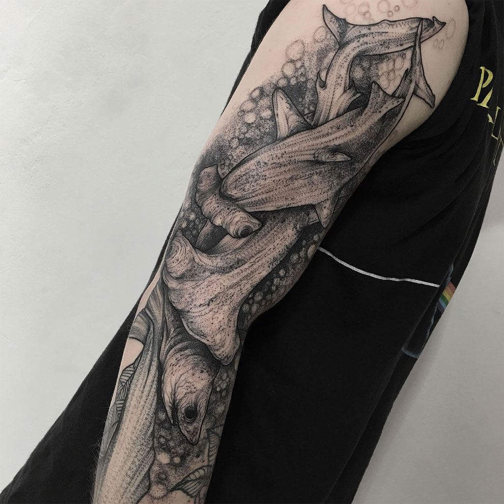 Parvick Faramarz blackwork tattoos8