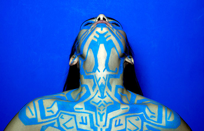 Slava Thisset neon portrait retrato9
