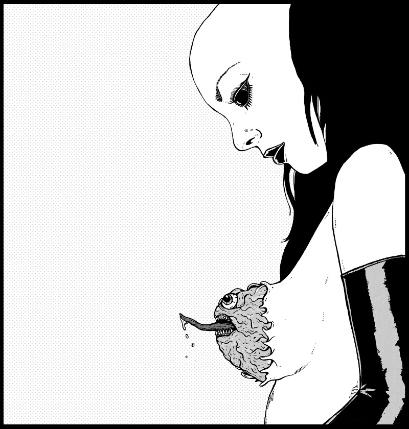 Tengu Guro NSFW disurbing art controversial gore art19