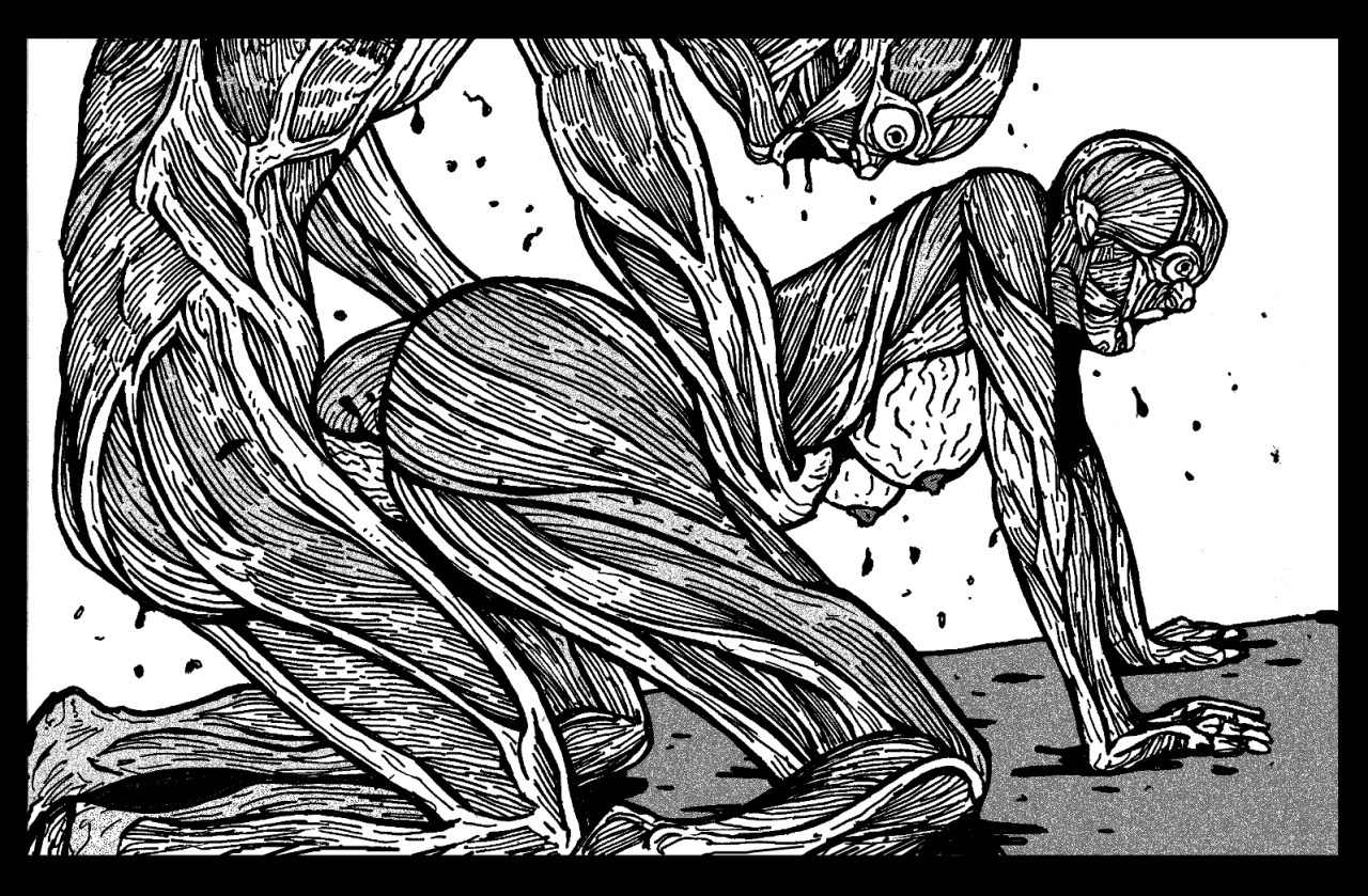 Tengu Guro NSFW disurbing art controversial gore art21