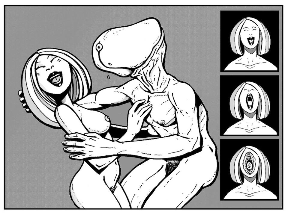 Tengu Guro NSFW disurbing art controversial gore art3