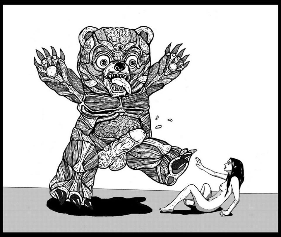 Tengu Guro NSFW disurbing art controversial gore art6