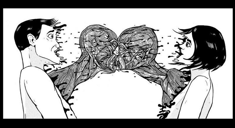 Tengu Guro NSFW disurbing art controversial gore art9