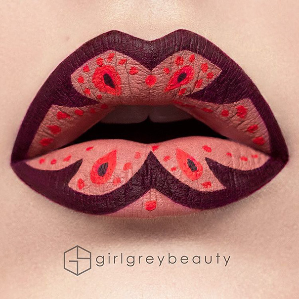 Andrea Reed lips art makeup11