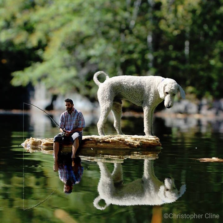 Christopher Cline gigantic dog 9