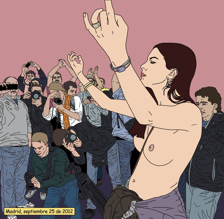 Maria Maria Acha Kutscher ilustraciones politicas feminismo indignadas