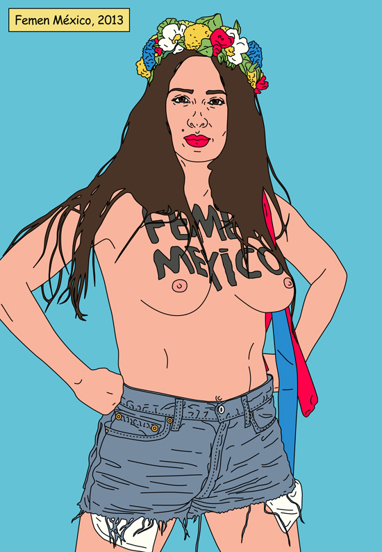 Maria Maria Acha Kutscher ilustraciones politicas feminismo indignadas3