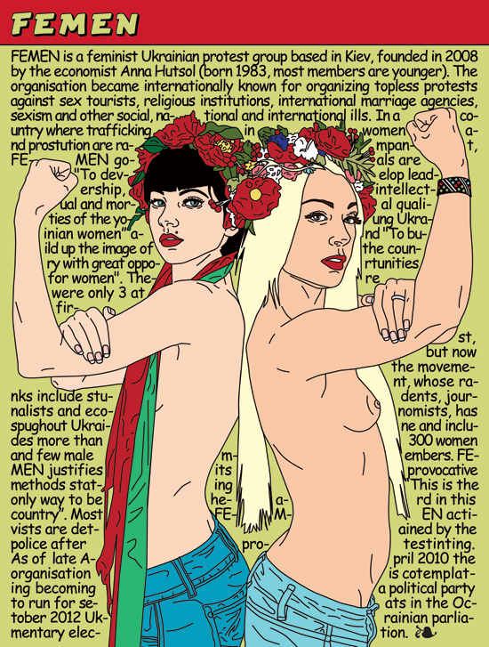 Maria Maria Acha Kutscher ilustraciones politicas feminismo indignadas6