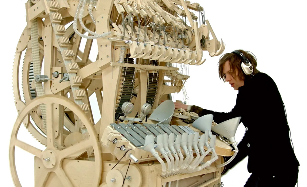 Martin Molin the Wintergatan Marble Machine
