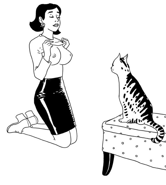 Miu Mao erotic illustration Jana Frank