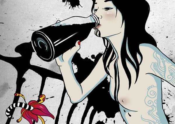 Miu Mao erotic illustration Jana Frank