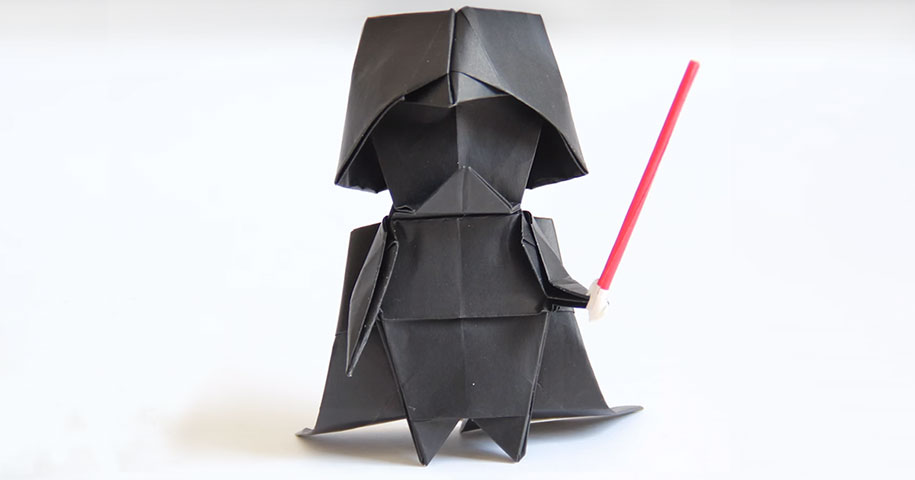Origami Darth Vader Tadashi Mori