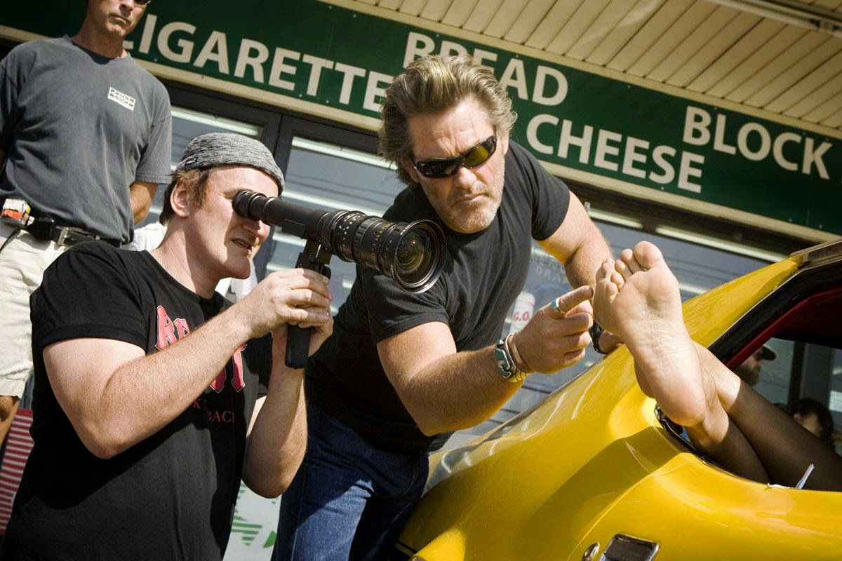 Pies femeninos en rodaje de Death Proof