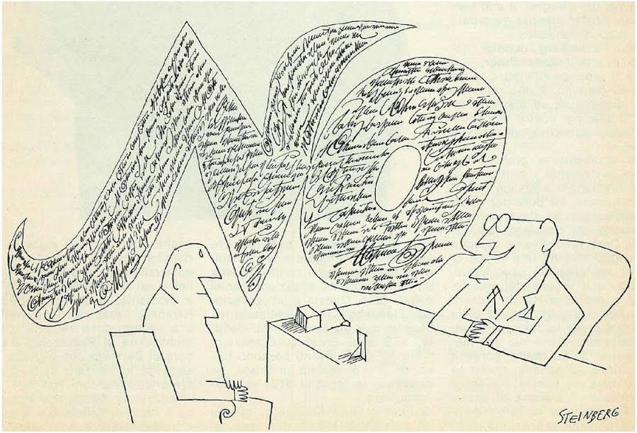 Ilustración de Saul Steinberg