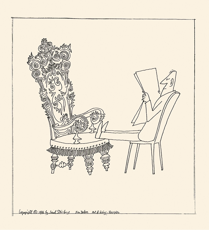 Ilustración de Saul Steinberg