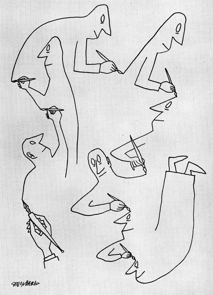 Ilustración de Saul Steinberg