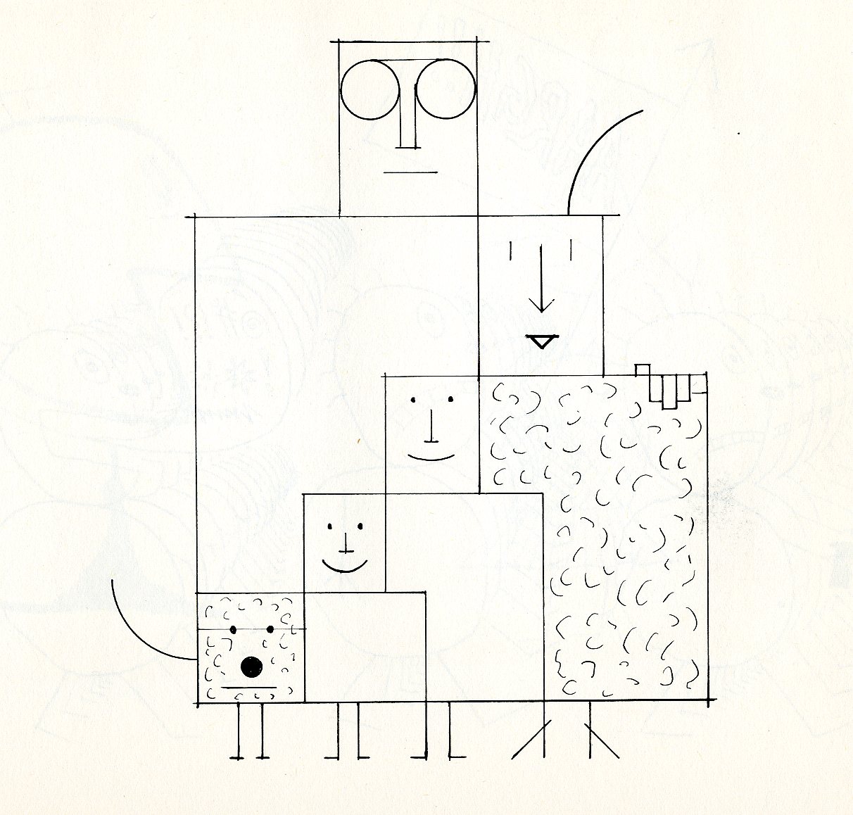 Ilustración de Saul Steinberg