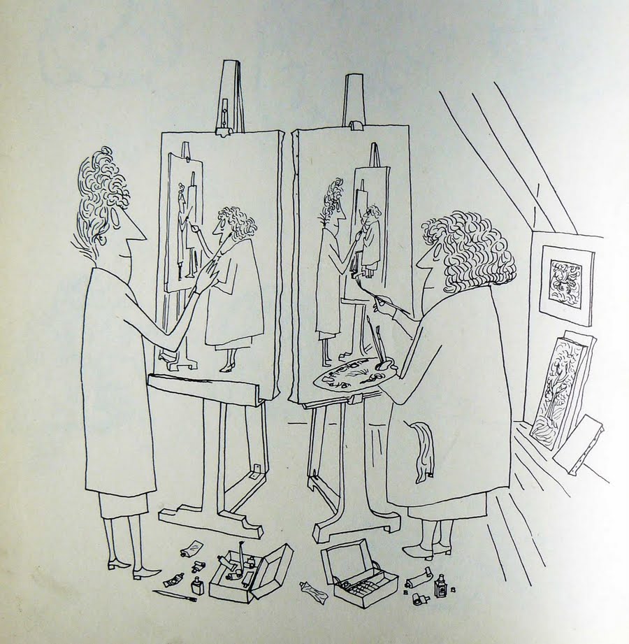 Dibujo de Saul Steinberg