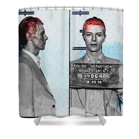 Shower curtains rock punk