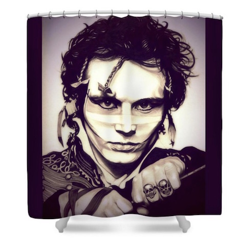 Shower curtains rock punk11