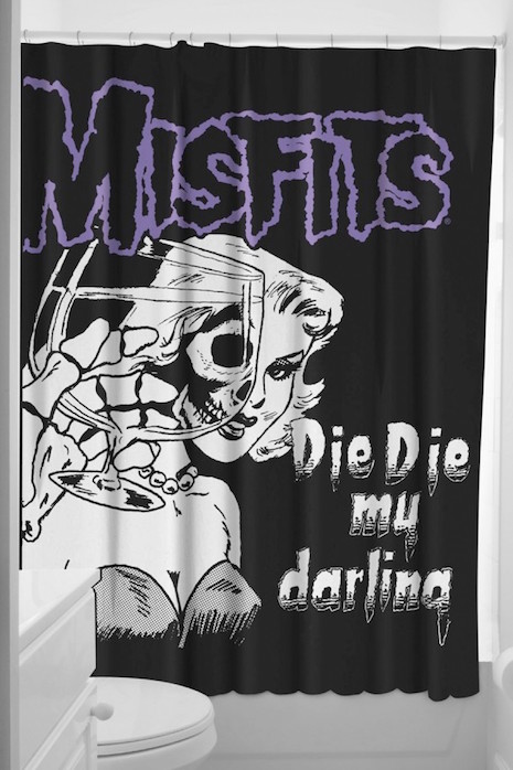 Shower curtains rock punk16