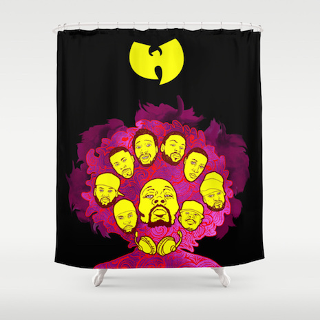 Shower curtains rock punk3