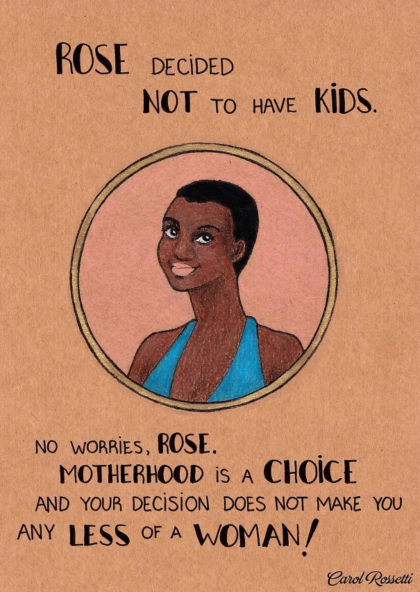 Una serie de ilustraciones que ayuda a motivar a las mujeres en su lucha contra los prejuicios y la discriminación de género hacia ellas.