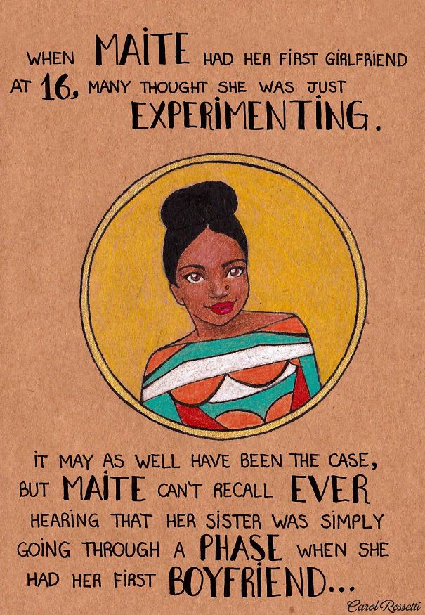 Una serie de ilustraciones que ayuda a motivar a las mujeres en su lucha contra los prejuicios y la discriminación de género hacia ellas.