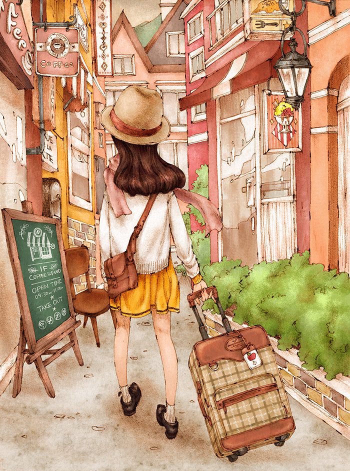 Aeppol ilustaciones la efimera belleza 10