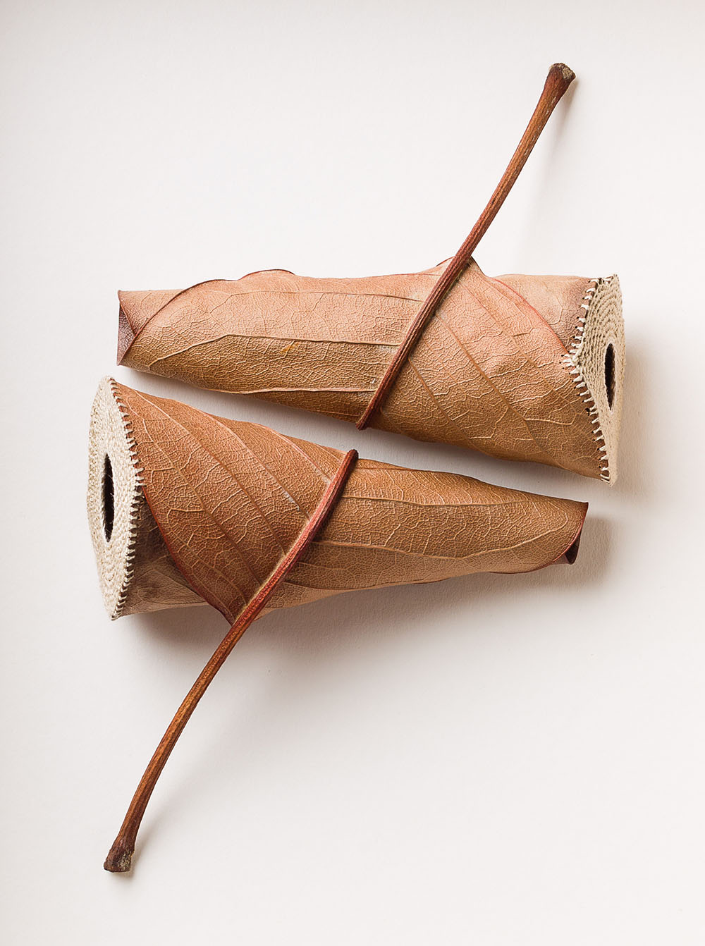 Crocheted Leaf Sculptures Susanna Bauer 3