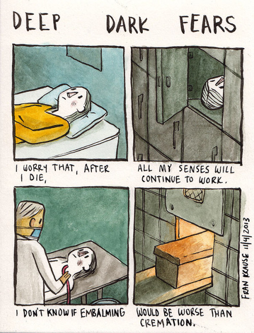 Fran Krause fear bizarre illustration terror 15