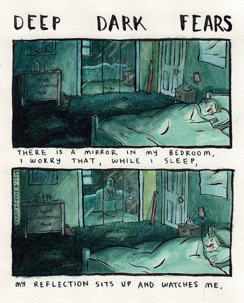 Fran Krause fear bizarre illustration terror 2
