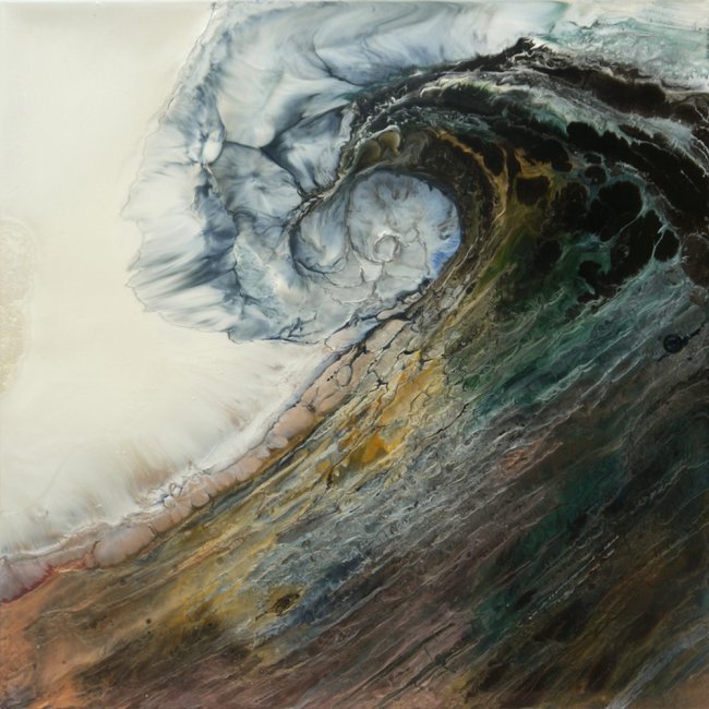Lia Melia pintura olas