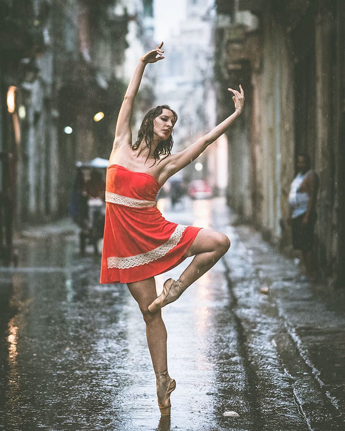 Omar Robles ballet bailarines calles Cuba