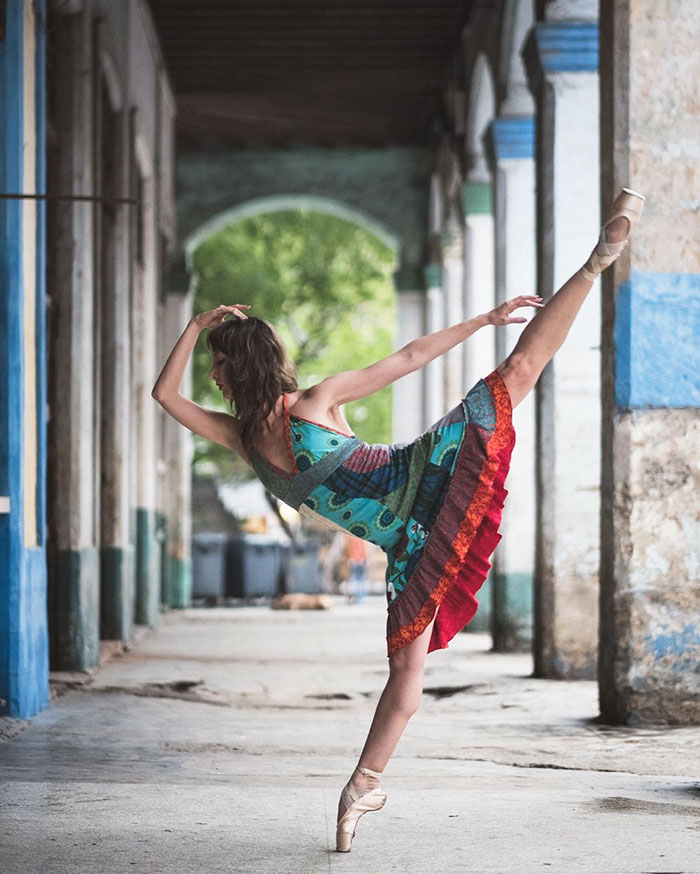 Omar Robles ballet bailarines calles Cuba