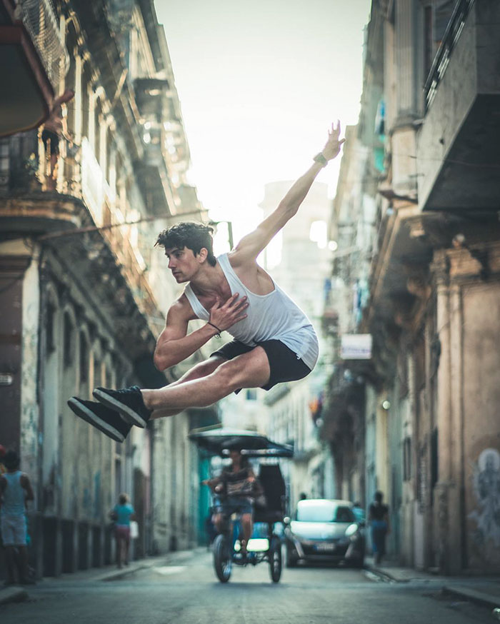 Omar Robles ballet bailarines calles Cuba