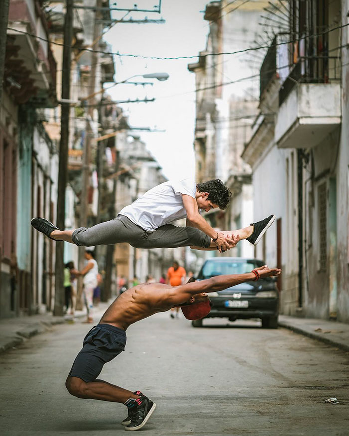Omar Robles ballet bailarines calles Cuba