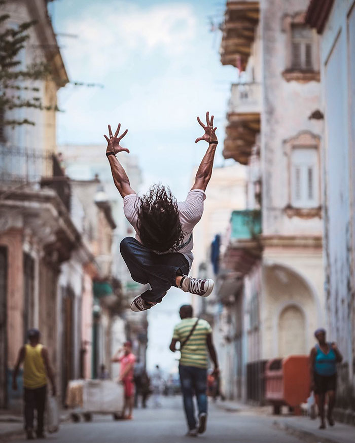 Omar Robles ballet bailarines calles Cuba