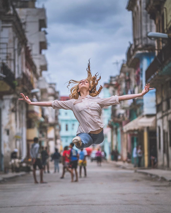 Omar Robles ballet bailarines calles Cuba