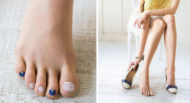 Pre Painted Toenails 4