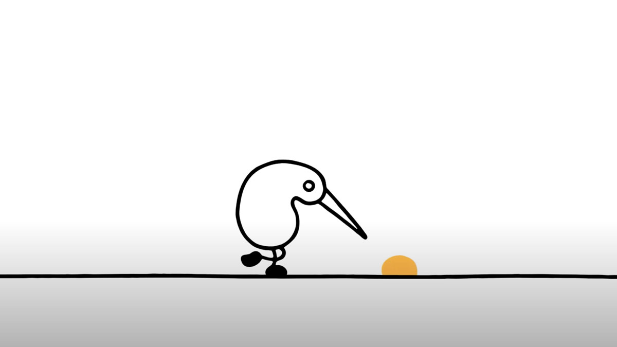 Corto de animación que describe cómo es el estar enganchado a las drogas