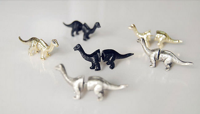 dinosaurs earrings