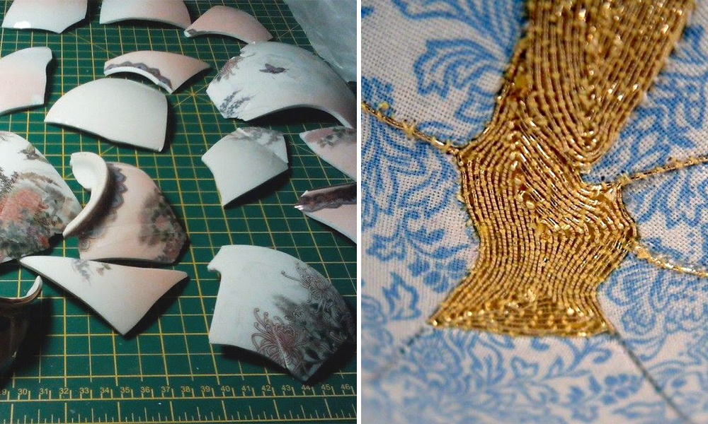 Charlotte Bailey ceramica arreglar oro 