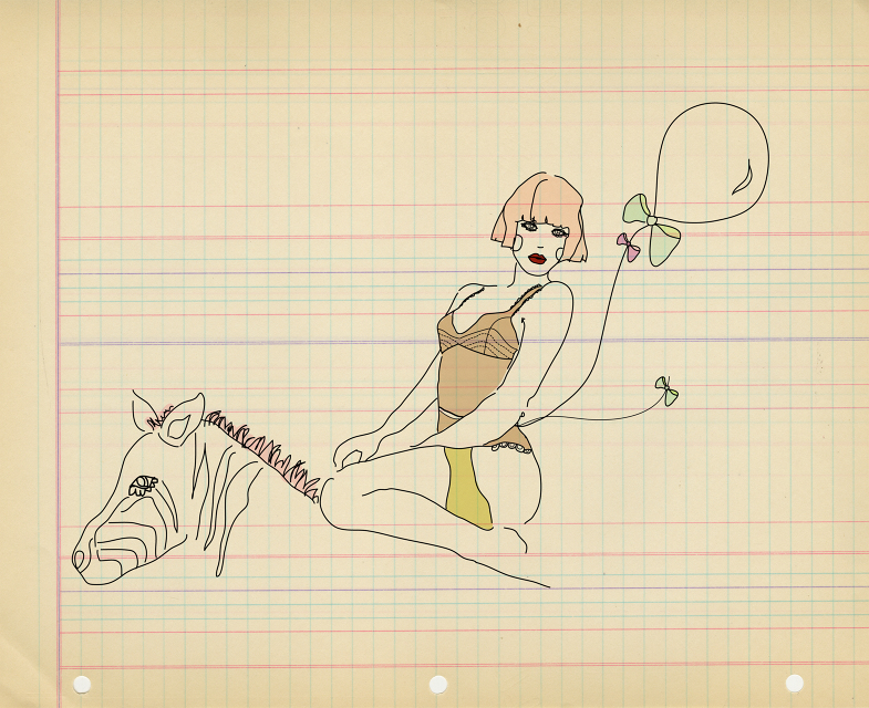 Ilustración erótica de Natalie Krim